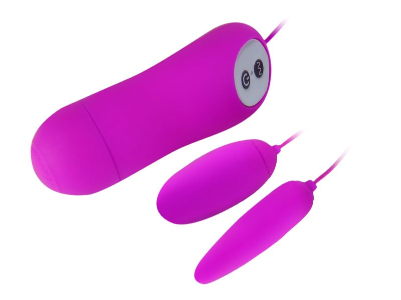 Trứng rung massage kích thích điểm G 12 chế độ rung Pretty Love