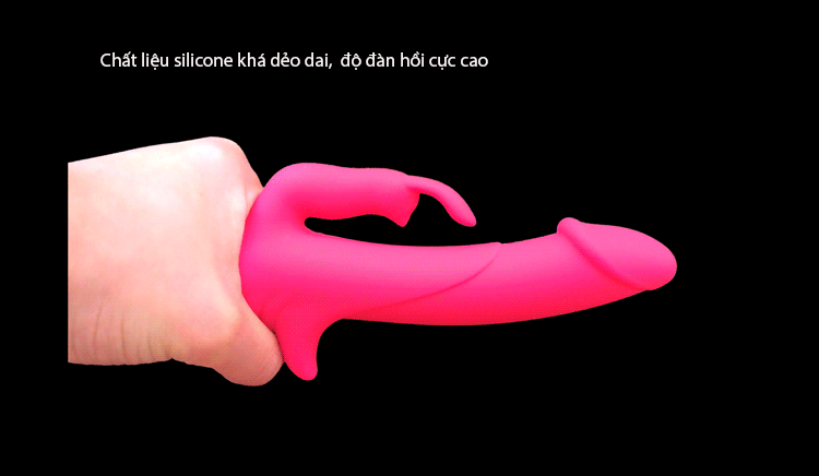 Dương vật giả silicon rung giật kích thích JoKo mềm mại