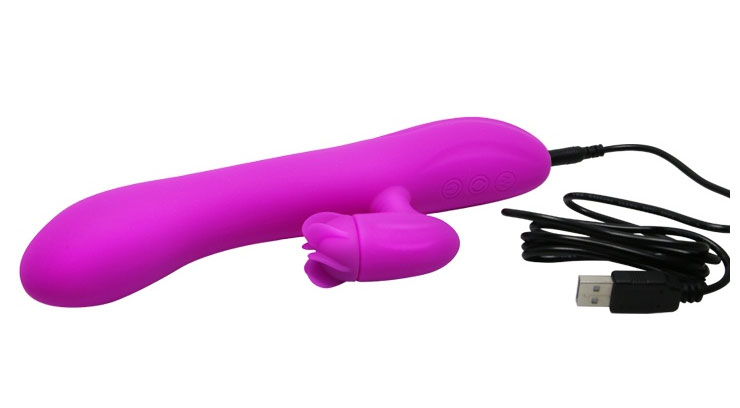 Bộ sạc dương vật giả kết hợp lưỡi liếm Pretty Love