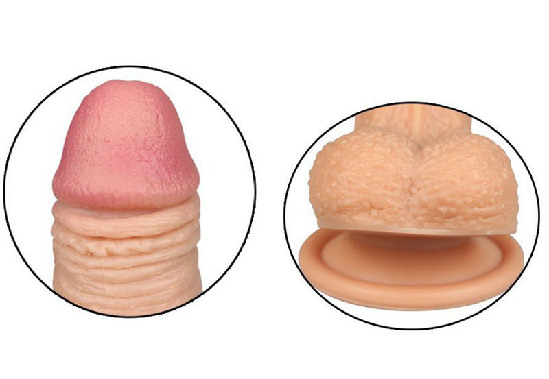 Đầu và đế gắn tường dương vật giả Lovetoy 7.0 inch