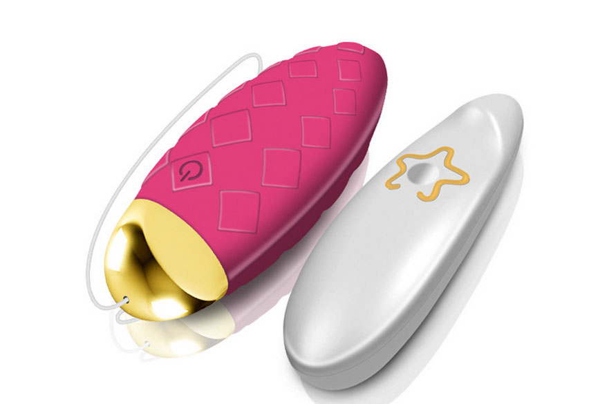 Trứng rung kích thích điểm G Dini Vibrating Egg 12 chế độ rung màu hồng