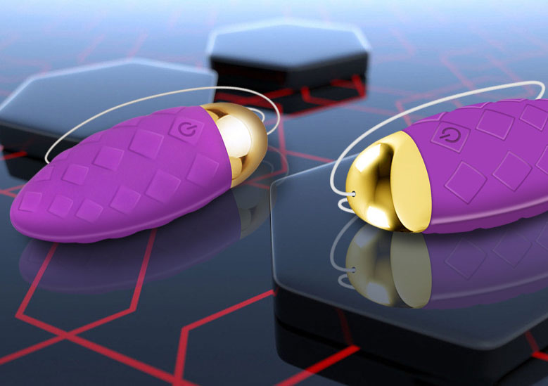 Trứng rung kích thích điểm G Dini Vibrating Egg màu tím