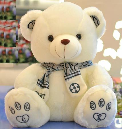 gấu bông khăn nơ 70cm