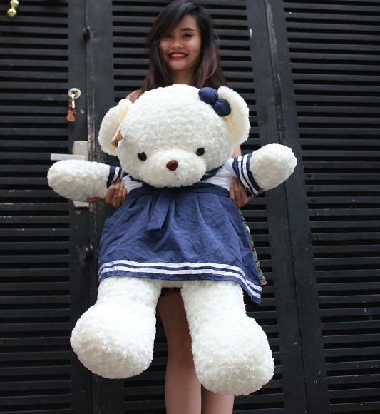 gấu bông đầm 1m
