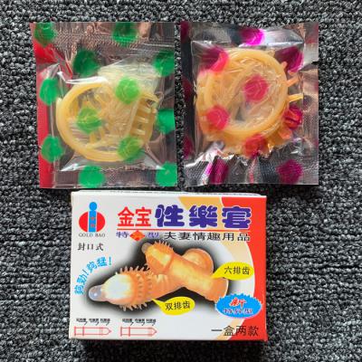 Bao cao su Gold nhiều gai hộp 2 cái tăng khoái cảm cho cặp đôi