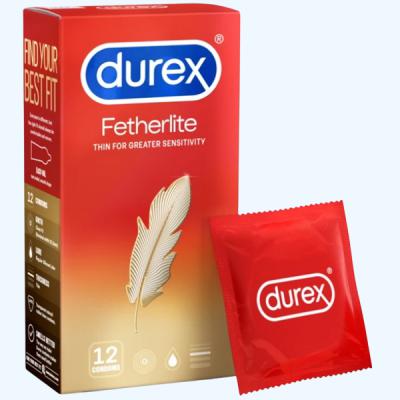Bao cao su trơn siêu mỏng Durex Fetherlite hộp 12 cái