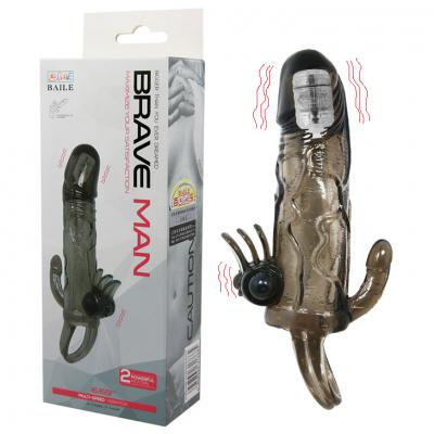 Bao đôn dên Brave Man Baile 2 nhánh rung hai đầu có quay đeo tròng bìu