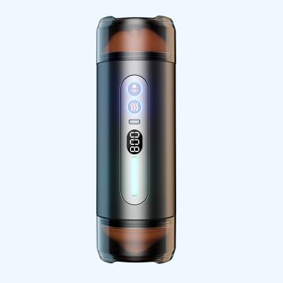 Cốc âm đạo cầm tay thủ dâm 2 đầu rung rên Jiuai chén thánh có đèn led