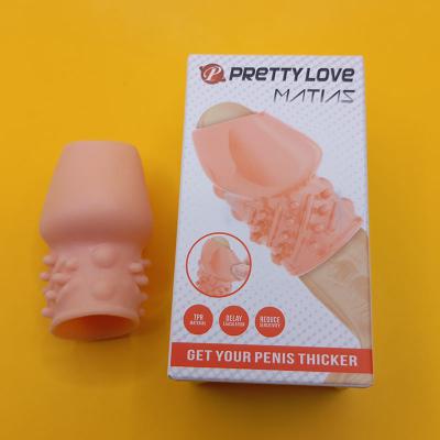 Đôn dên đầu khấc Pretty Love hở đầu có gai bi