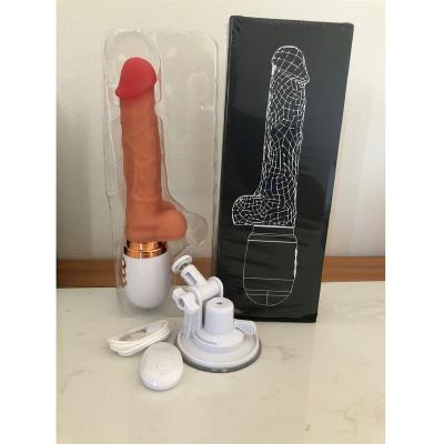 Dương vật giả gắn tường Dildo rung thụt xoay điều khiển từ xa