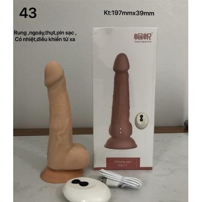 Dương vật giả hít tường rung thụt ngoáy tỏa nhiệt Anne điều khiển từ xa