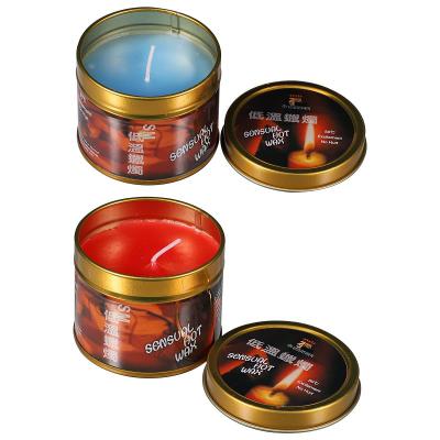 Nến tình dục hỗ trợ phòng the Wax Play BDSM nhiệt độ thấp nhỏ giọt có hộp sắt bảo vệ