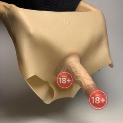 Quần silicon gắn dương vật giả đặc ruột Jiuai size nhỏ cho nam, nữ, cặp đôi đồng tính cao cấp