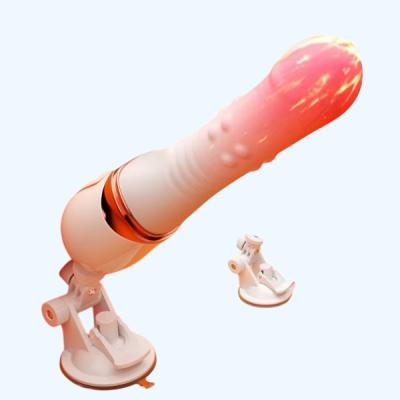 Sextoy Dương vật giả gắn tường rung thụt tỏa nhiệt bi xoay có nắp đậy cao cấp