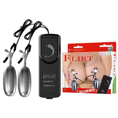Trứng rung đôi kẹp núm vú ngực Flirt Baile siêu kích thích