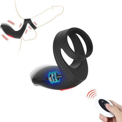 Vòng đeo trì hoãn xuất tinh nam Fanshiyao rung kép cực phê điều khiển từ xa không dây mới
